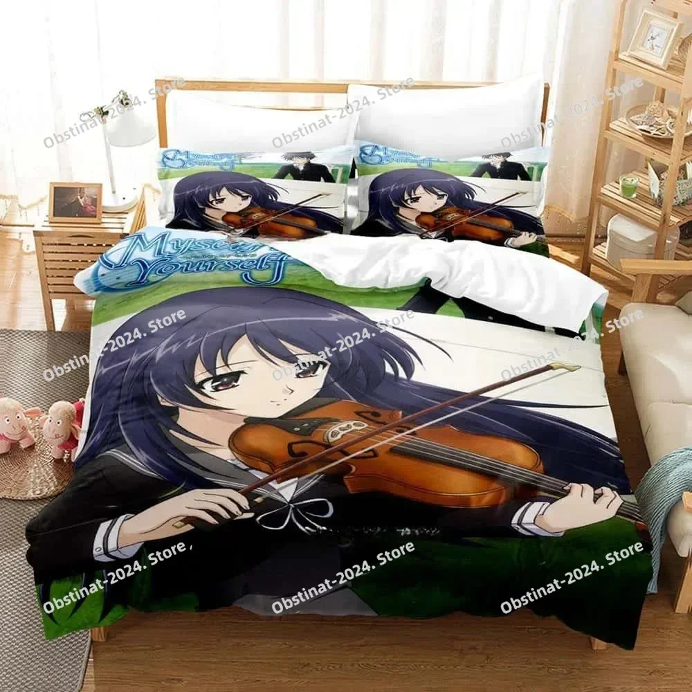

3d Print Kawaii Anime Myself ; Yourself Bedding Set Printed With Pillowcase Duvet Cover Soft Single Double Queen Super King Size