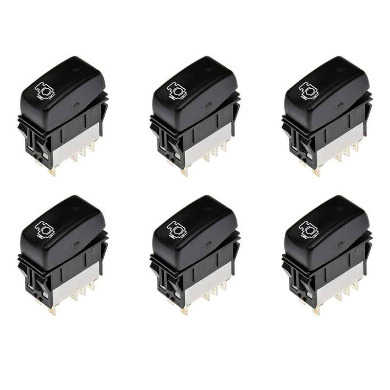 

6Pcs Trailer Brake Controller Switch Trailer Brake Switch For Kenworth Truck 577.59627 57759627-A02Q