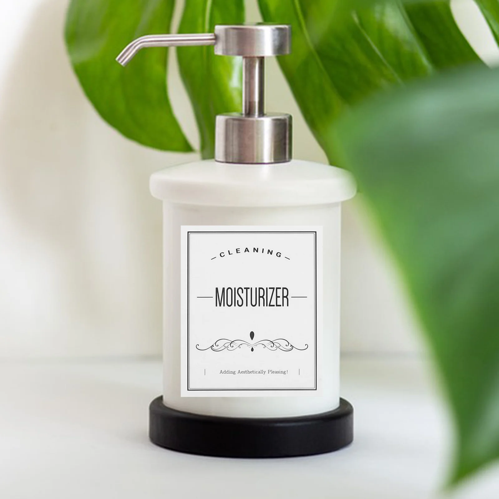 24 Stück wasserdichte Etiketten für Badezimmer-Shampoo-Flaschen, langlebige PVC-selbstklebende Aufkleber für die Organisation von Unterflaschen