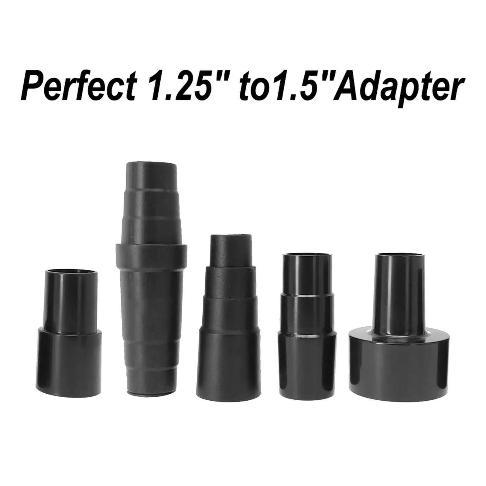 5 Pieces Vacuum Hose Adapter Kit Practical Durable Vacuum Cleaner Attachment