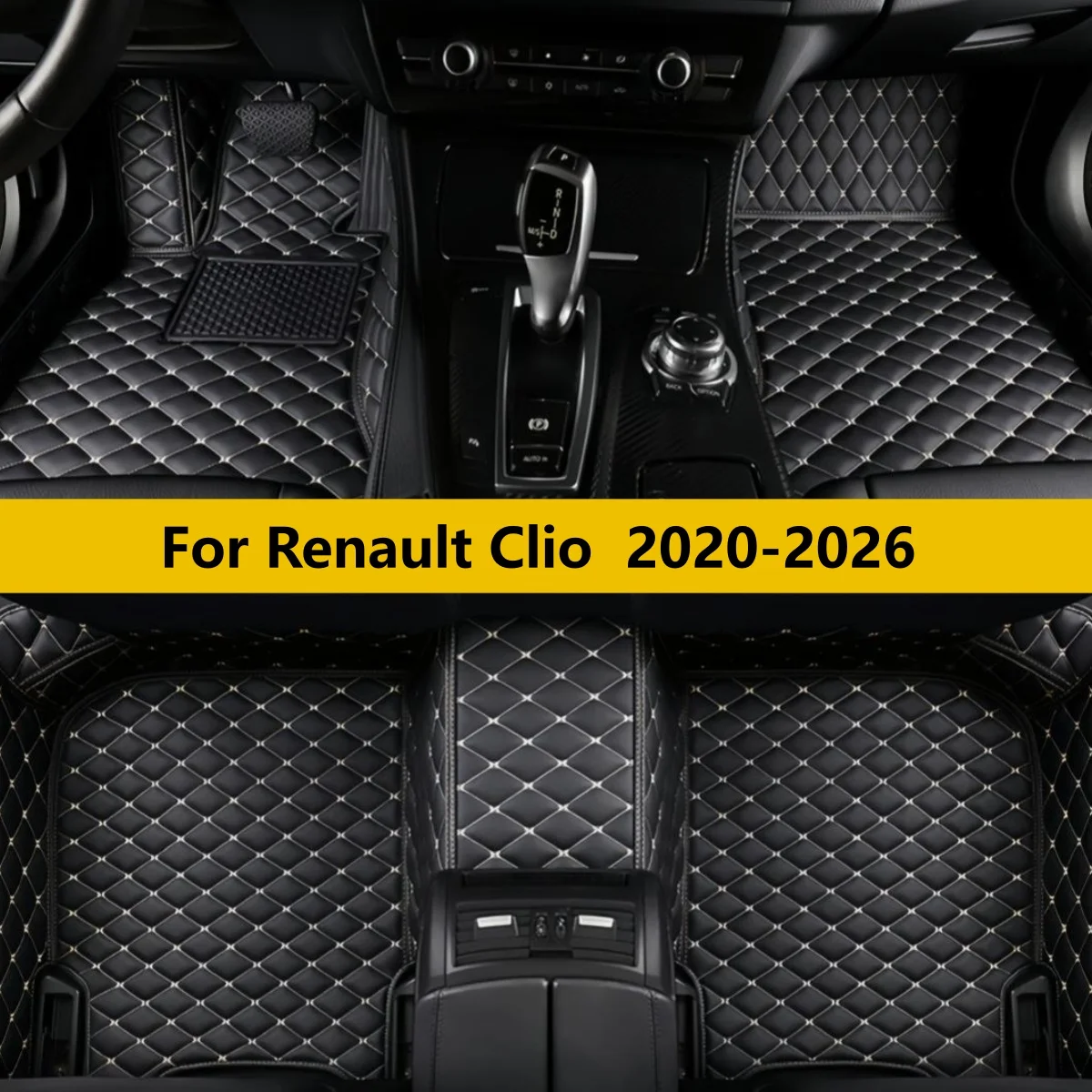 

Автомобильные коврики на заказ для Renault Clio 2020-2026, всепогодные, водонепроницаемые