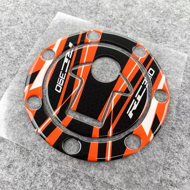 Motorcycle Accessorie For Ktm R2R RC390 Special 250 790 Duke Carbon Fiber Reflective Stereo Fuel Tank Cover Protective Sticker