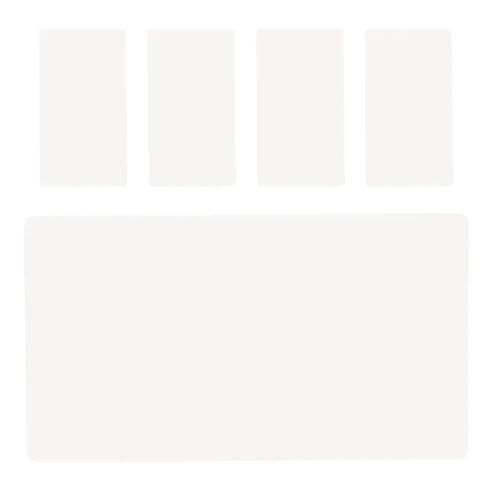 

5Pcs Clear PVC Tracing Boards for 3D Printing Pens Kids Creative Drawing Mat Transparent Stencil Pad Art Project Accessory