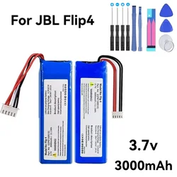 3.7V 3000mAh Flip4 Replaceable For JBL Flip4 Edition Speaker Battery GSP872693 01 Bateria for JBL Speaker + Teardown Tool
