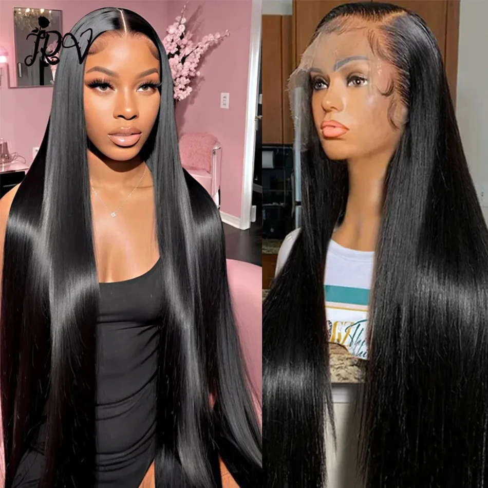 

28 30 Inch HD Lace Frontal Wig Human Hair 13x4 Full Lace Bone Straight Human Hair Wigs Transparent Lace Brazilian Human Hair Wig