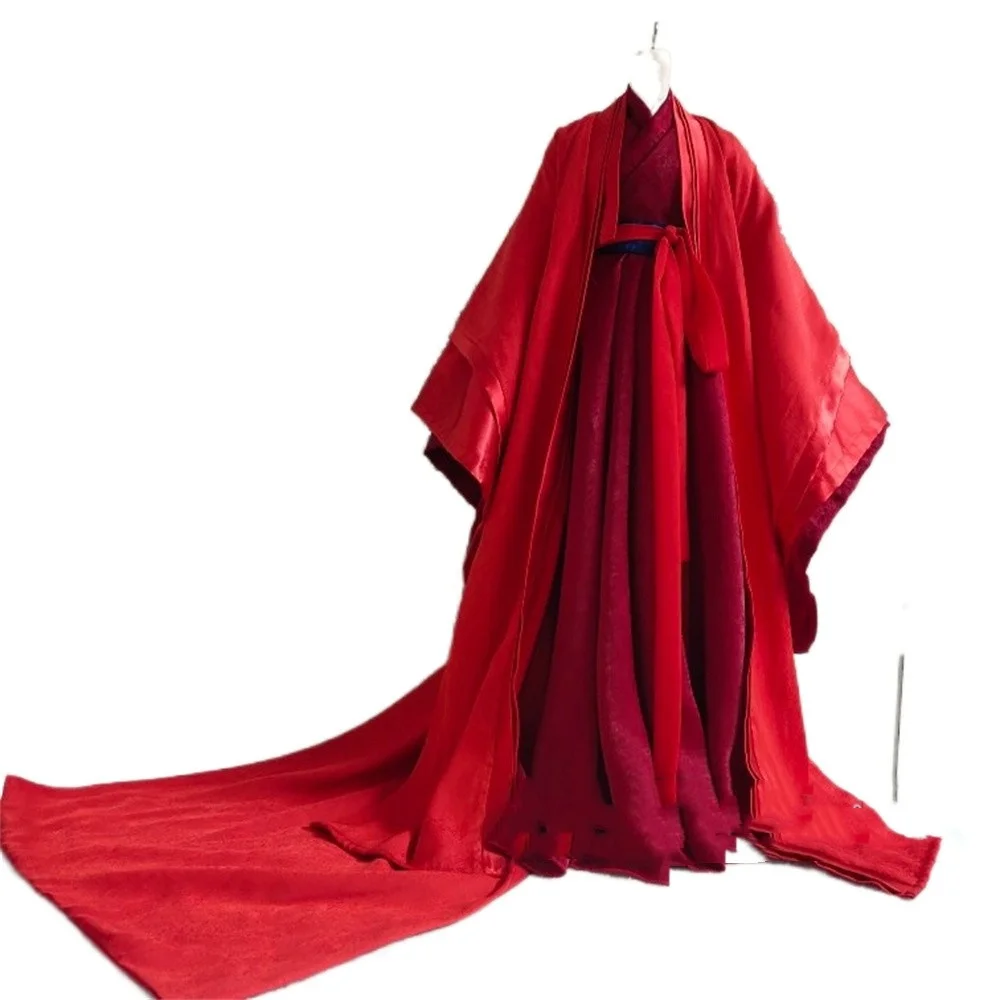 

Red Skirt 1/6 Male Suit Ancient Robe Suit Outfit Red Dress Martial Arts Anime Clothingfor 12inch bjd Action Figure Mode