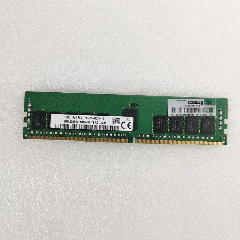 RAM 815098-B21 840757-091 850880-001 untuk HP 16GB DDR4 2666MHz 1RX4 PC4-2666V Memori Server Bekerja Sangat Cepat Pengiriman