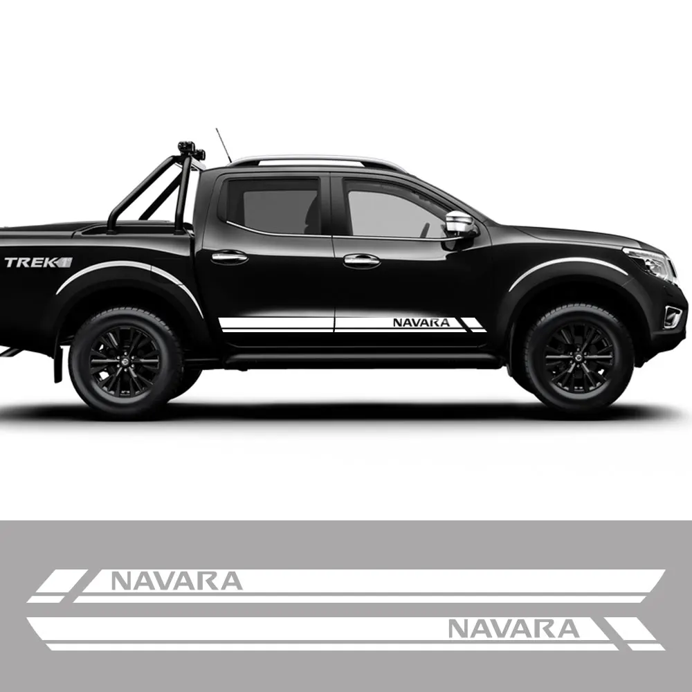 Pickup Door Side Sticker For Nissan Navara NP300 SL ST Truck Graphic Style Car Decor Decal Vinyl Cover Auto Tuning Accessories