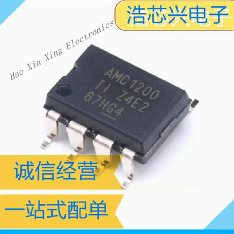10pcs-50pcs AMC1200SDUBR  SOP-8 Silk screen AMC1200   Isolation amplifier IC chips 4kV peak Iso Amp
