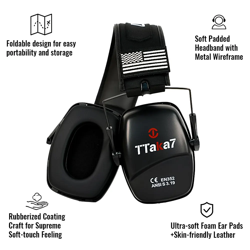 

Новые наушники, активные наушники для стрельбы, защита слуха, защита ушей, шумоподавление, активные охотничьи наушники