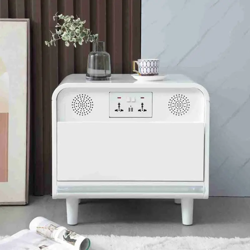 Smart bedside table Modern simple bedside table Multifunctional bedside table Smart side