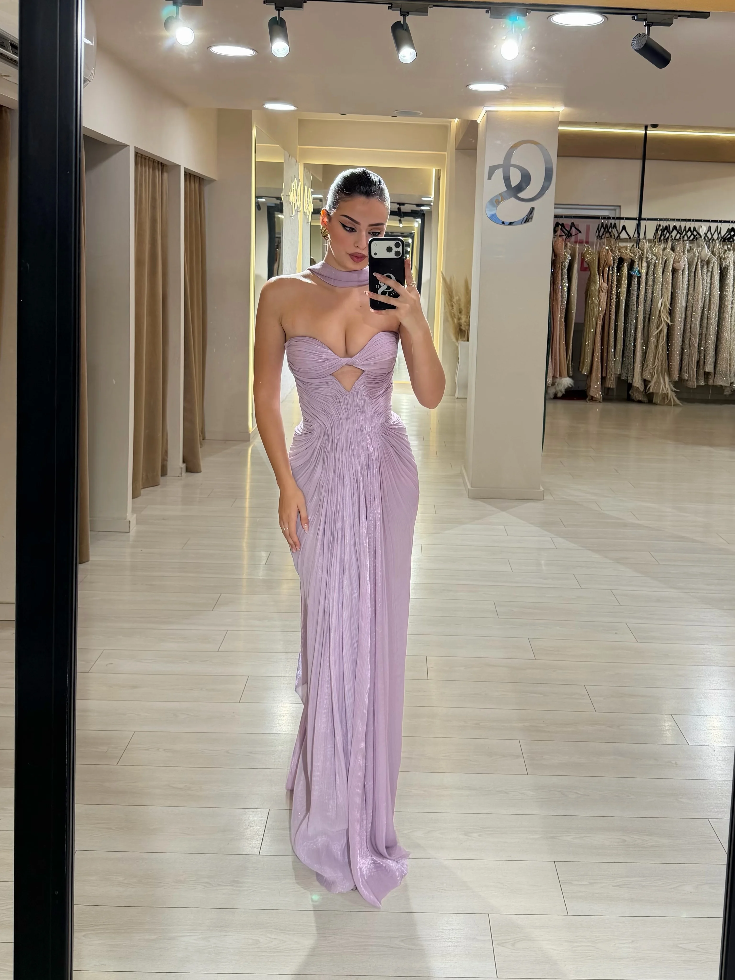 Remote Moon Dubai Elegant Sweetheart Evening Dress Twist Cutout Pleated Mermaid Arabic Wedding Guest Prom Gown MN666 Customized