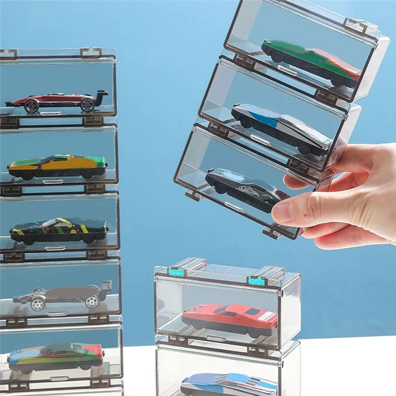 

AA81-10Pcs Clear Acrylic Display Case For Car Mold, Wheels Car Model Display Case Scale Wheel Display Case A Easy Install Easy T