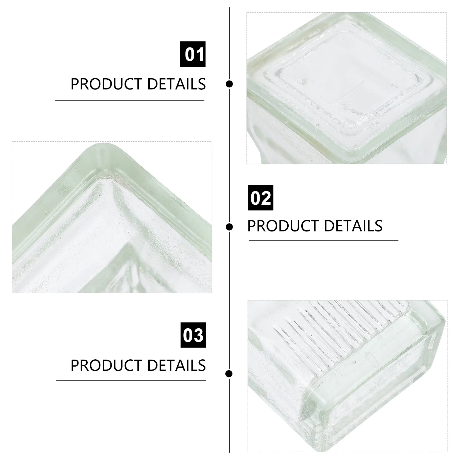 1Pcs 9-Slide Glass Staining Jar Laboratory Transparent Durable Chemical Resistant Tank for Cell Slide Staining Research Use