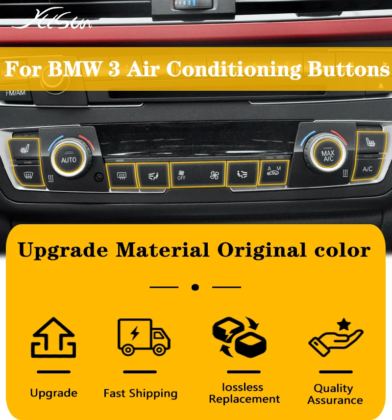Armaturenbrett Klimaanlage AC Temperatur Control Taste Für BMW 1 2 3 4 F Serie F20 F21 F22 F23 F30 F31 F35 F34 F36 F45 F46 – Detail 1