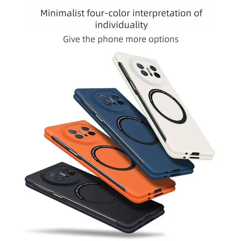Simple Fashion Phone Cases for Huawei Mate X5 X3 5G High Quality Lightweight Magnetic Borderless Hard Foldable Screen Back Cover