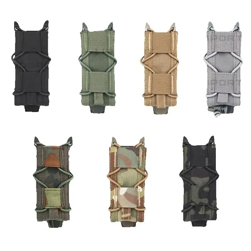 

New Outdoor Single 9MM Mag Pouch Bag Hunting Molle Flashlight Pouch Knife Holster Waist Belt Pouch