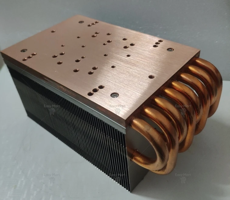 6 Heat Pipe Heat Sink IGBT Chip MOS Tube Copper Tube Heat Sink Fins High-power LED 300W 600W 1000W