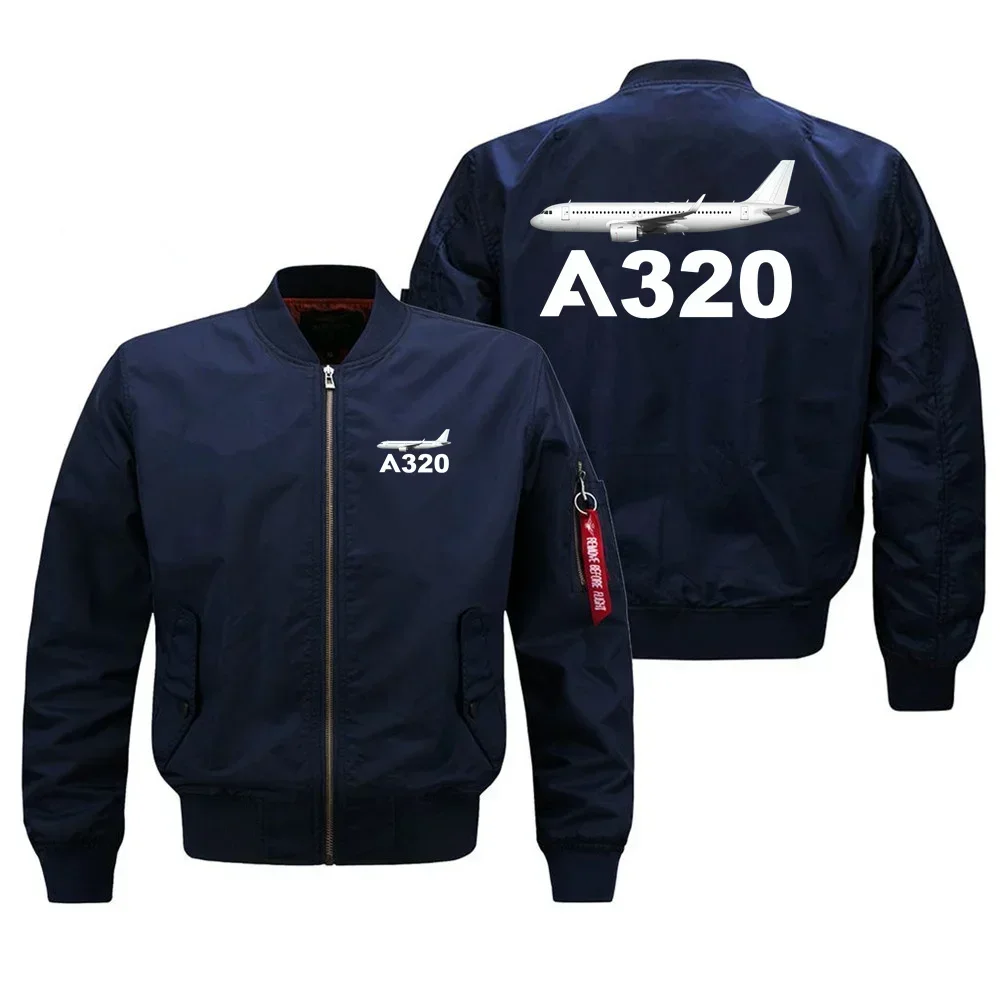 

Autumn Winter The A320 Windproof Flight Aviation Pilots Men Ma1 Bomber Jacket Military Outdoor Baseball Coats