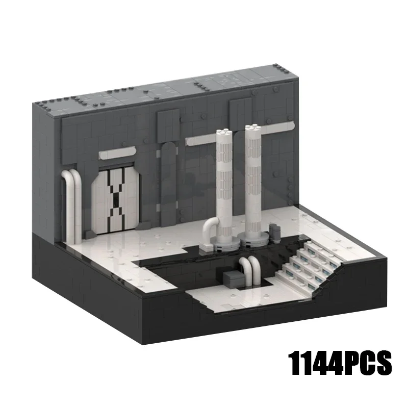 Estrela filme modelo moc tijolos de construção batterer tecnologia base combate blocos modulares presentes brinquedos natal diy conjuntos montagem