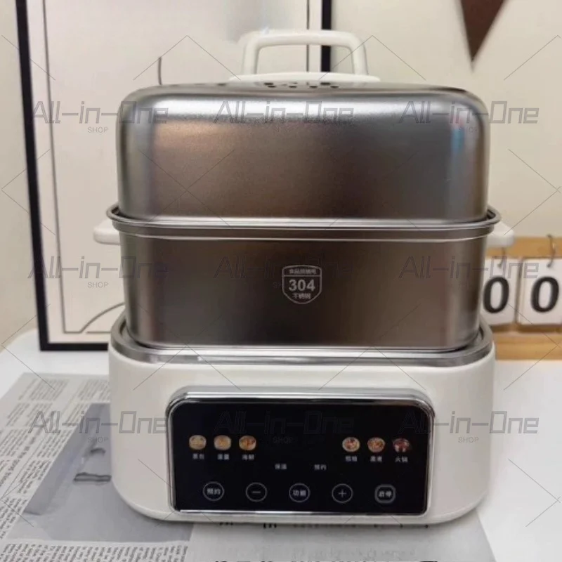 3-Layer Stainless Steel Electric Steamer 2025 New Multi Function Steam Stew Pot for Home