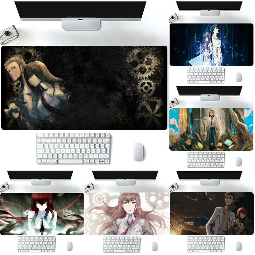 

S-Steins G-Gate Mousepad Large Gaming Mouse Pad Compute mouse mat For PC Keyboard Mat