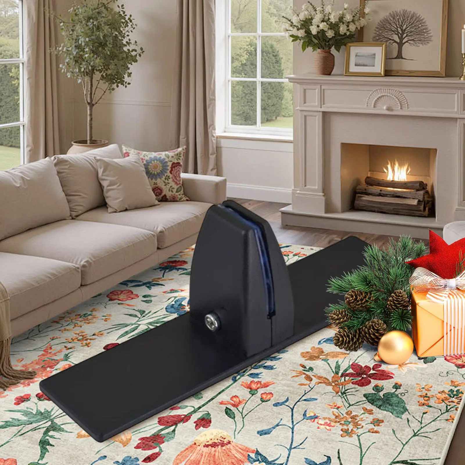 

Bases For Supporting Fireplace Screens 2 Pieces Heavy Duty Accessory With Adjustable Clips Fireplace Panel Bracket For Winter