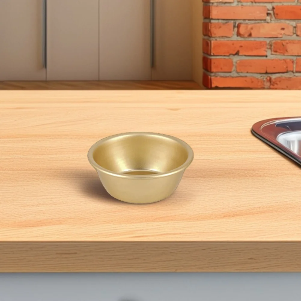 3 قطعة النمط الكوري الذهبي مجموعة صحون ألومنيوم Makgeolli طبق تقديم للمنزل مطعم في الهواء الطلق شواء حفلة التخييم التنزه الحساء