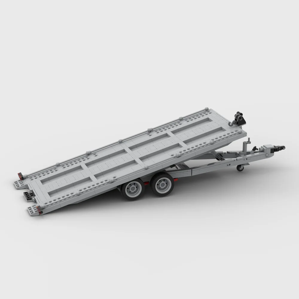 

MOC Car Transport Trailer Classic Car Model Speed Champion City Racing Children's Toy Christmas Gift Technology Building Blocks