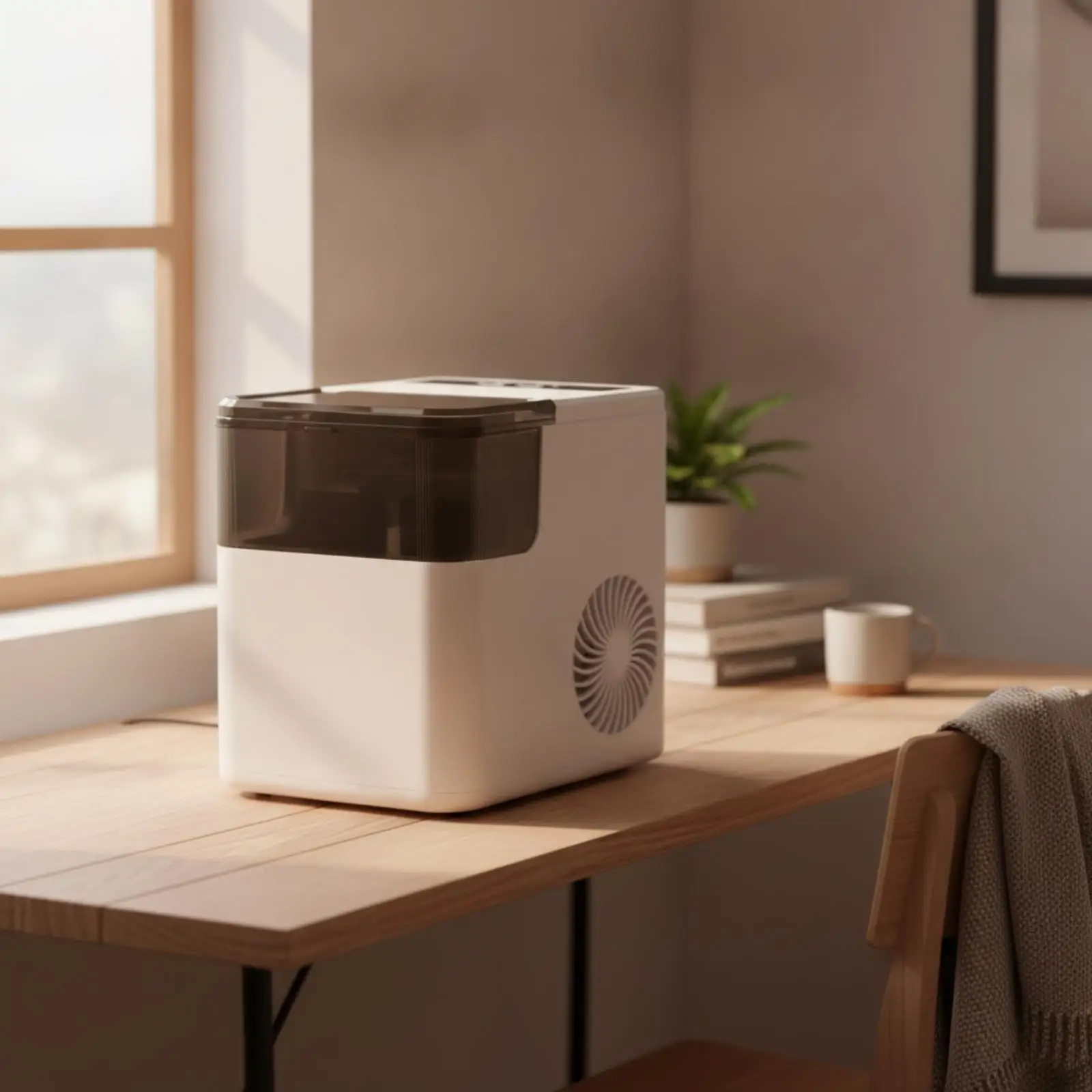 Portable Countertop Ice Maker Compact Countertop Ice Maker Small Appliance for Students, Kitchen, Office, Dorm Room