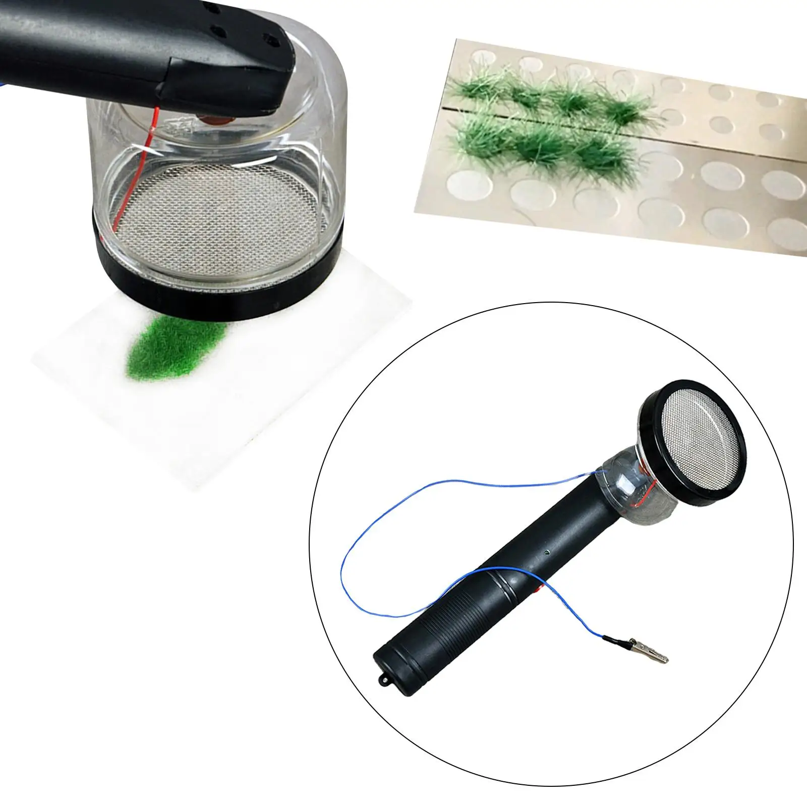 آلة كهربائية صغيرة متدفقة لمناظر العشب المحمولة، أداة توزيع ريفية ثابتة لمناظر بناء نموذج صندوق الرمل #2