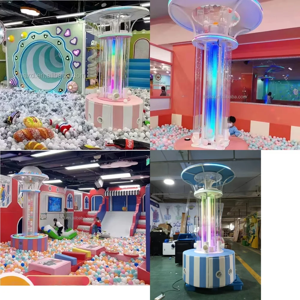 

Indoor Amusement Park Sprinkler for Rainbow Ocean Ball Pit Machine for Kids Play Area Equipment for Commercial Playground