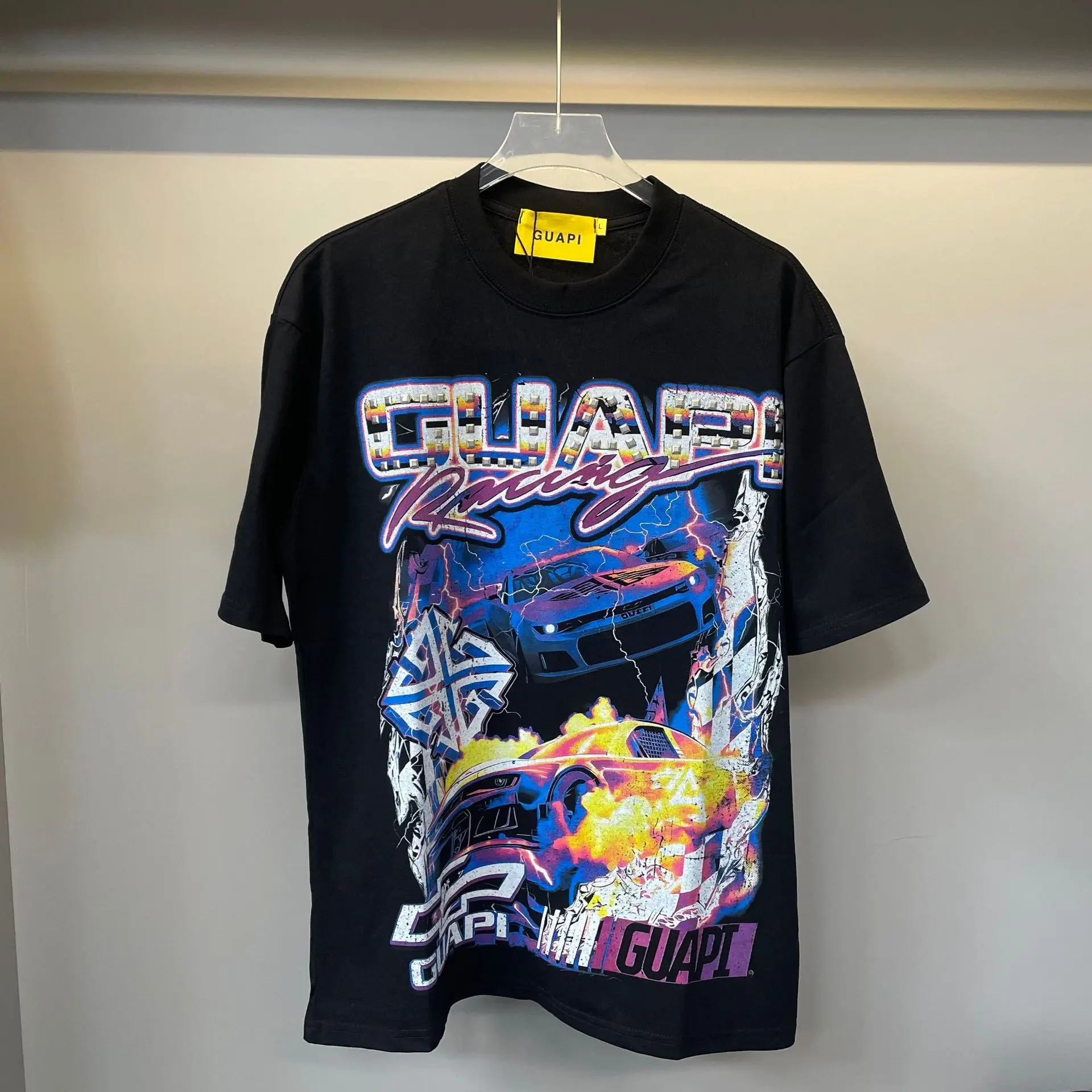 Guapi Revived Tee T-shirt - Latest Fashion Brand White Ink Direct Printing Short Sleeve Shirt