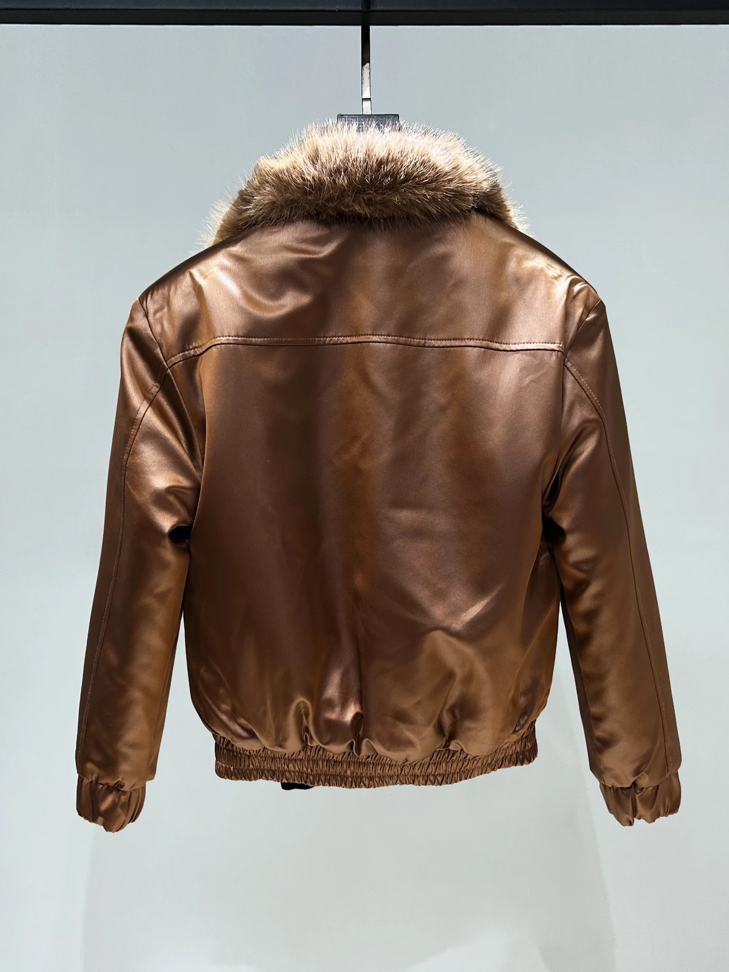 Men's 2025 Winter New Faux Mink Fur Splicing Eco-Friendly Fur Men's Thickened Parkas Warm Jacket Trendy Solid Color Chic Coats