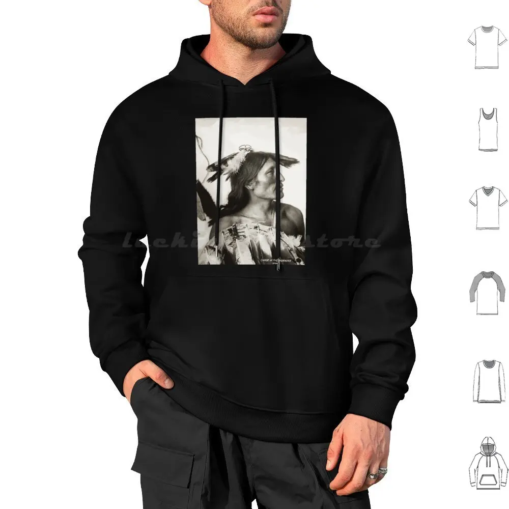 Chase In The Morning Anpao Wakuwa Oglala Lakota 1899 Hoodie cotton Long Sleeve Chase In The Morning Anpao Wakuwa Oglala Lakota