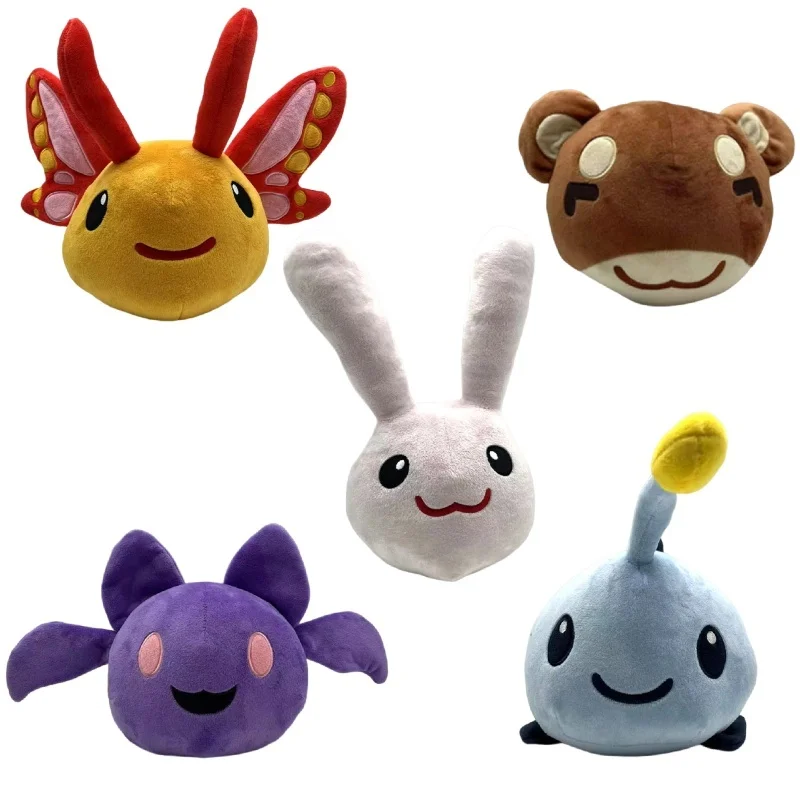 

Новые плюшевые игрушки Slime Rancher 2, 20/29 см, милые мягкие игрушки-слаймы, хлопковые слаймы, слаймы-батти, игровая атрибутика для детей, подарок