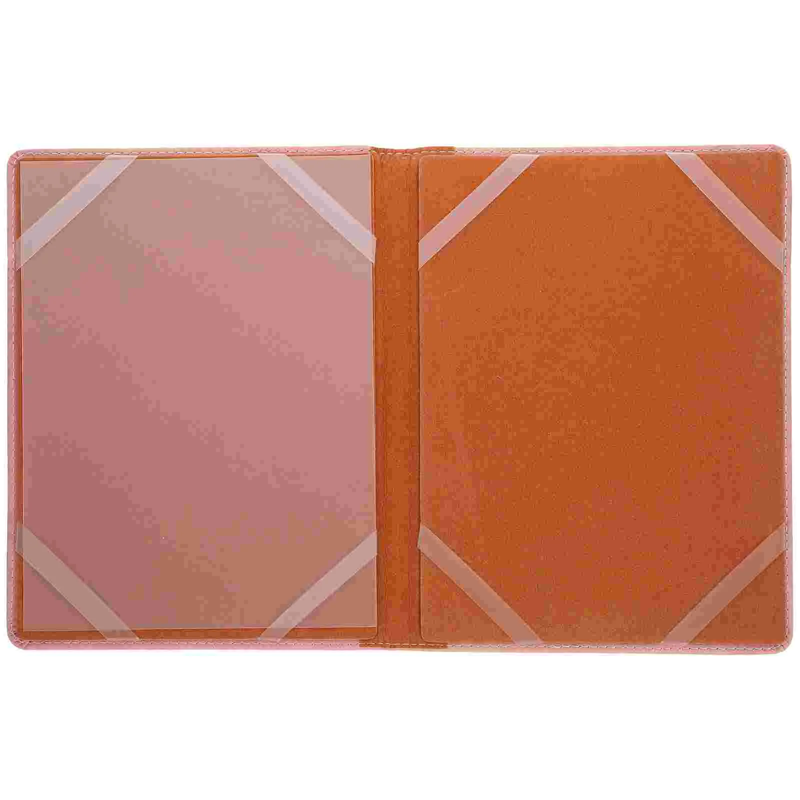 Folder Birth Certificate Cover Baby Skin Storage Tube Protection Sleeve for Organizer