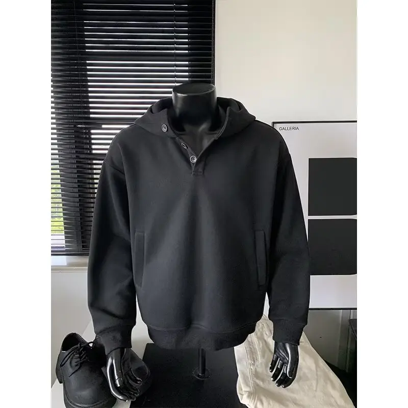 Men's Oversized Hoodie Sweatshirt Casual Comfortable Loose Fit Long Sleeve Polyester Fabric Anti-Wrinkle Deformation Proof