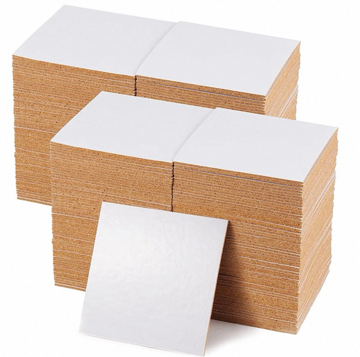 Eco-Friendly Cork Spacer Pads for Glass Separator High-Density Fireproof Cork Packaging and Shipping