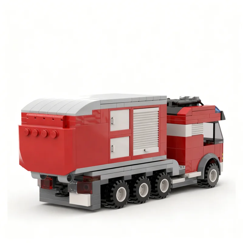 309 peças MOC City Fire Caminh - Kids Education System avaliação e preço