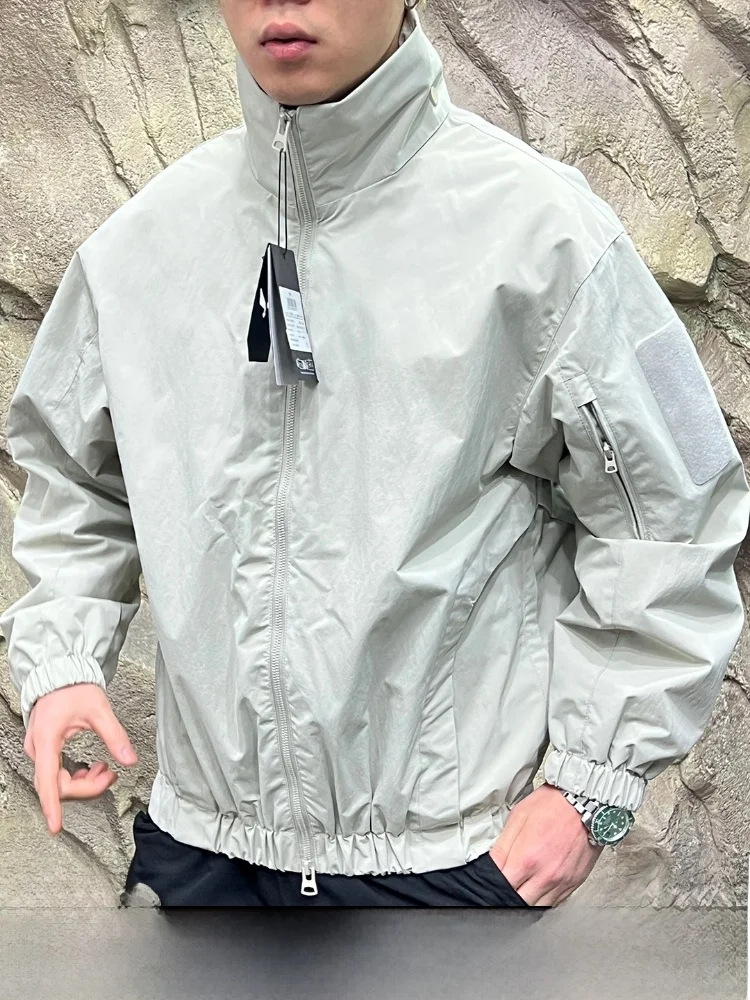 

Легкий хлопковый жилет тактической серии, мужской уличный ветрозащитный водонепроницаемый хлопковый жилет с воротником-стойкой, подходит для Long Sve