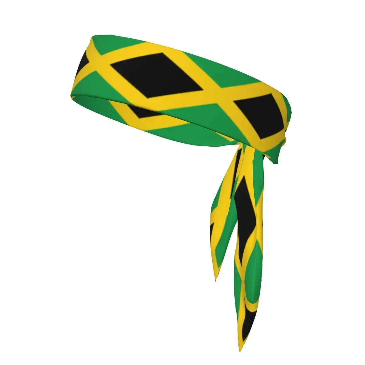 

Jamaica Flag Sweatband Bandanas Hairband Head Tie Sports Headband Hair Accessories