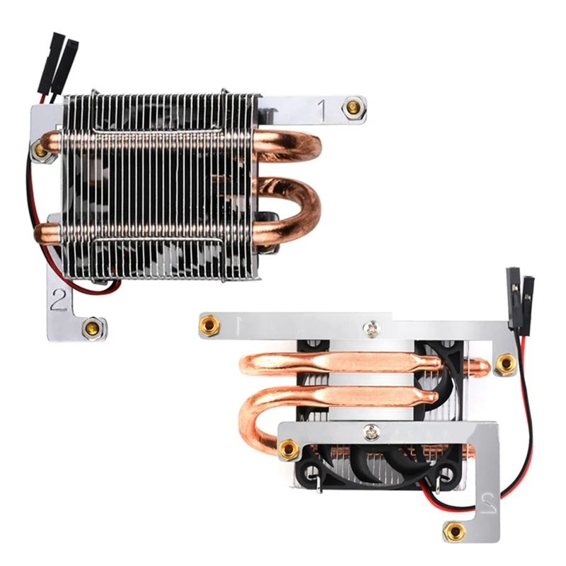CPU Tower Cooling Fan Aluminum Copper Pipe CPU Tower Cooling Fan For Visionfive2