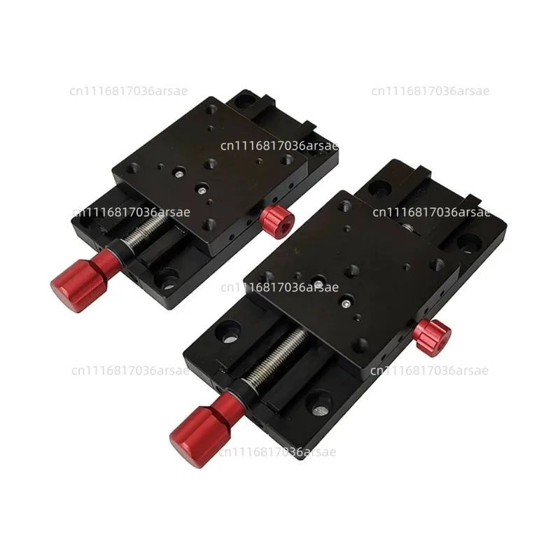 Manual Linear Translation Stage Travel Dovetail Guide Precision Fine Adjustment Slide Table