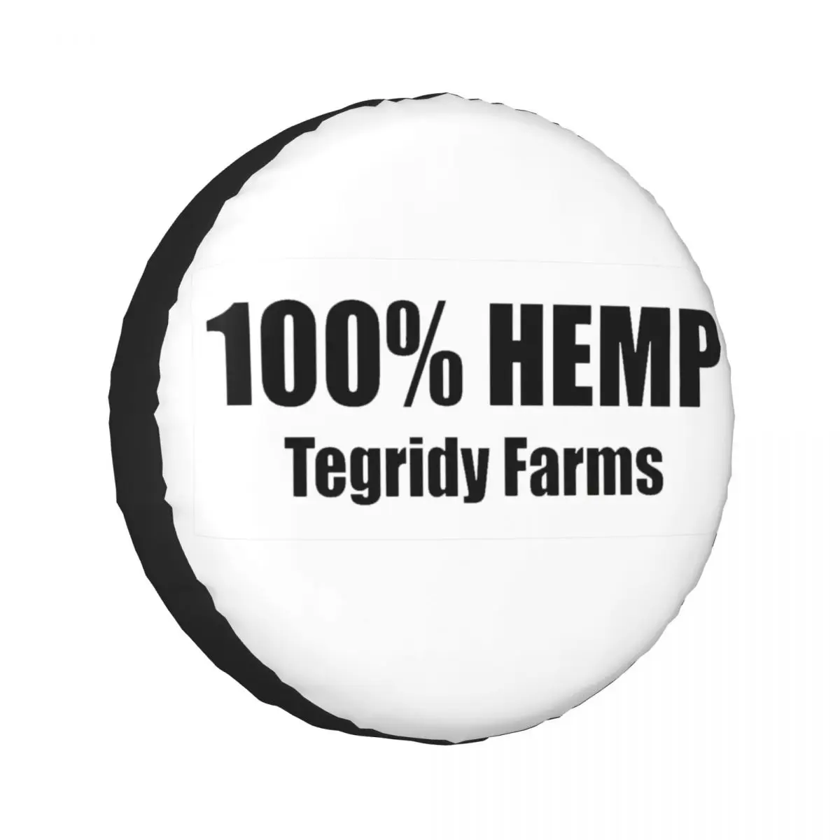 

Custom 100% Hemp, Tegridy Farms Spare Tire Cover for Jeep SUV RV 4WD Pajero 4x4 Wheel Protector Covers 14" 15" 16" 17" Inch