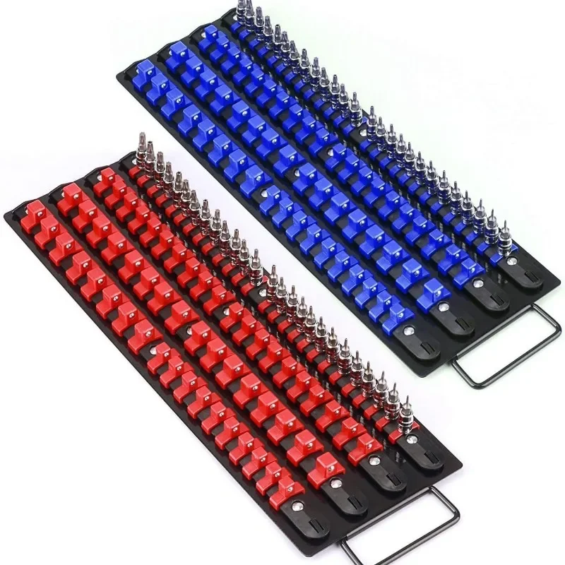 Набор держателей для гаечных ключей Allsome с 80 розетками для хранения Органайзер для ручных инструментов среднего размера и...