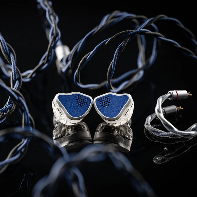 MOONDROP X Crinacle シリコンイヤホン 1DD+2BA+2MEMS トリブリッドIEM