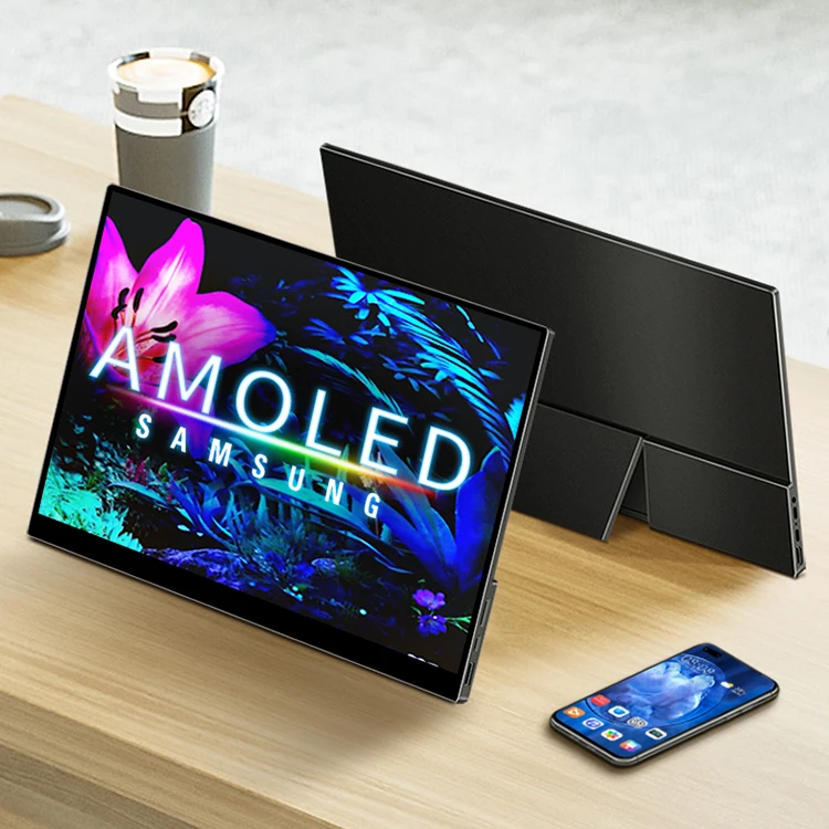13,3 Zoll 4K OLED Touchscreen Tragbarer Monitor 3840*2160 mit Typ-C HDMI-kompatibel für Handy PC Laptop Gaming Monitor – Detail 25