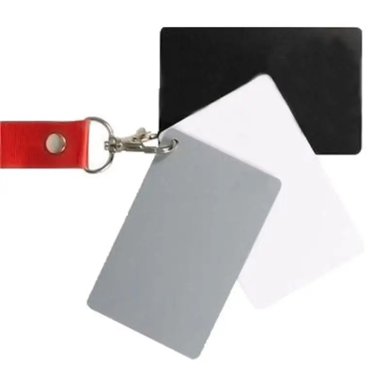 White Balance Card 18% Neutral Grey Card Photography Color Correction Checker Camera Accessory For Pentax