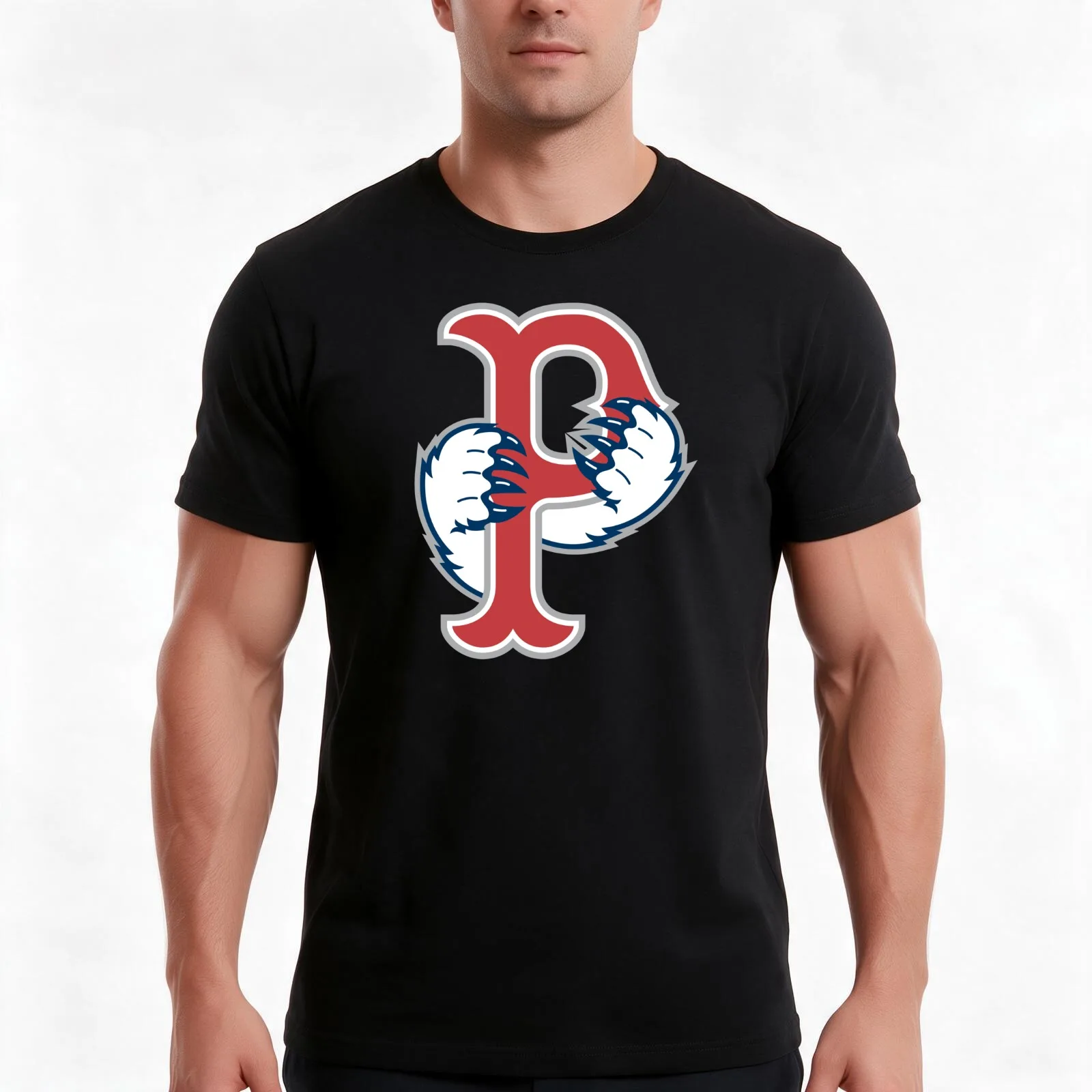 T-shirt style Paw RS2, T-shirt décontracté d'été en coton, hauts streetwear oversize, imprimé graphique vintage, coupe ample, manches courtes